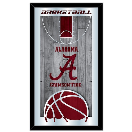 Holland Bar Stool Co Alabama 15" x 26" Basketball Mirror MBsktAlbama